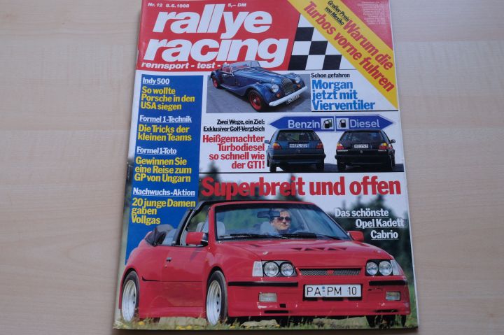 Deckblatt Rallye Racing (12/1988)
